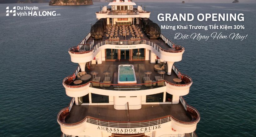 Du thuyền Hạ Long Ambassador II trong ngày